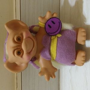 Vintage 1966 Uneeda Customized Felt Clothes Wishnik Troll